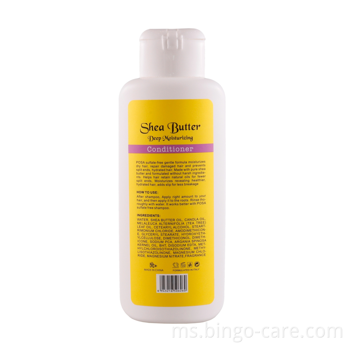 Syampu Shea Butter Sulfate Percuma 385ml